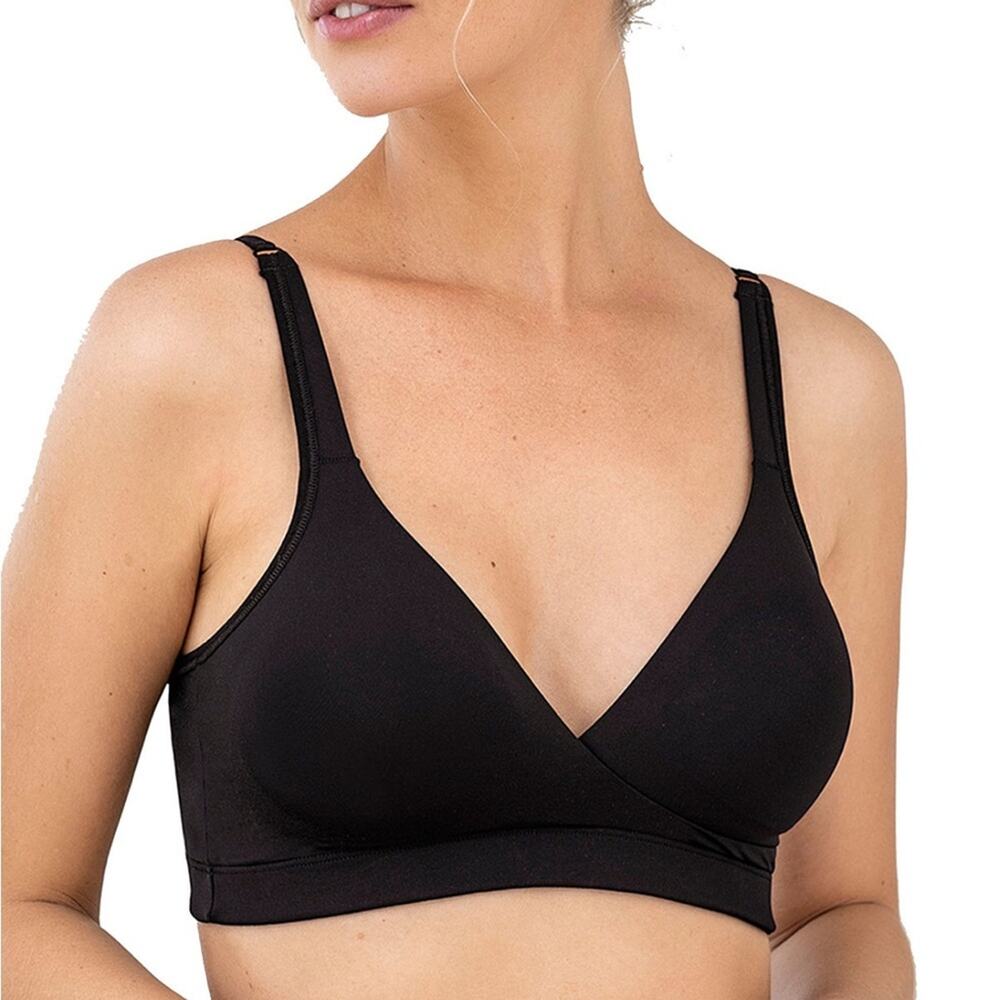 Leonisa Multipurpose Bra Full coverage Black Small Wireless sleep daily
